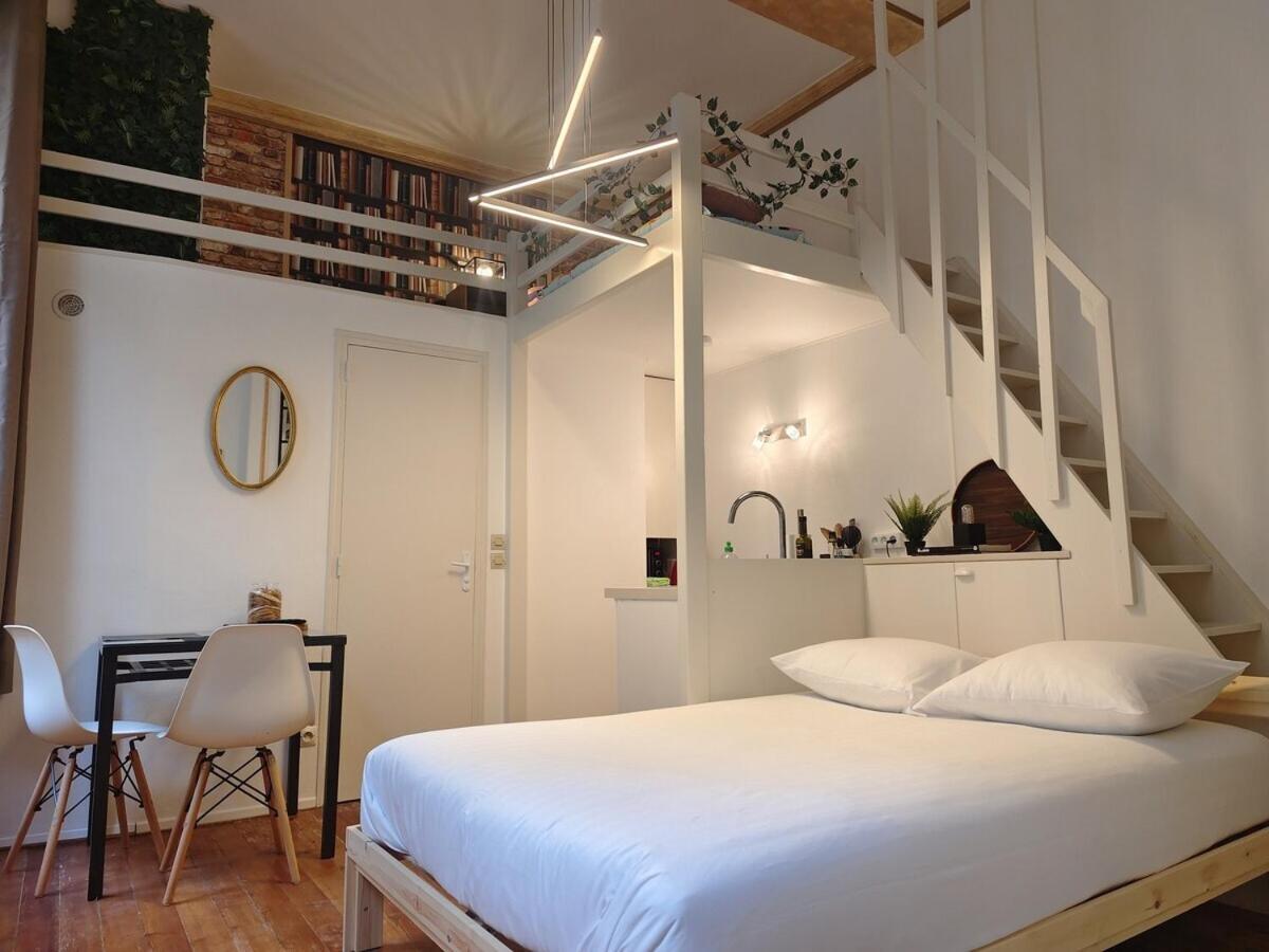 Studio Lumineux Et Fleuri Idealement Situe Lägenhet Caen Exteriör bild